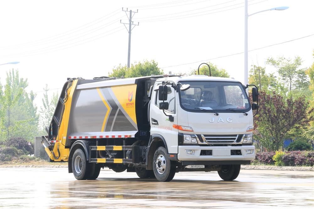 9方壓縮垃圾車(chē)-江淮駿鈴V7國(guó)六9方壓縮式垃圾車(chē)廠(chǎng)家價(jià)格