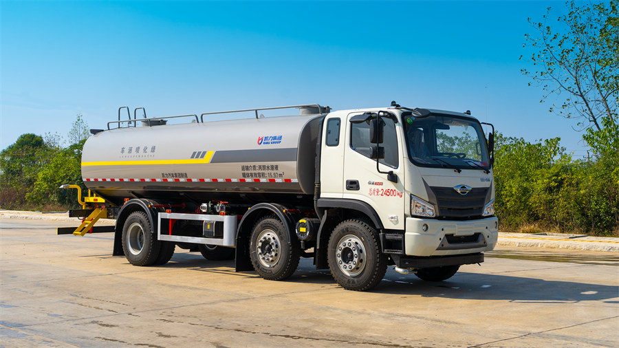 20方 25噸福田小三軸灑水車(chē)凱力新款做工