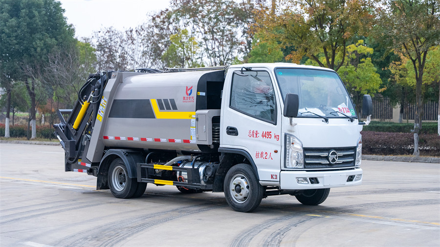 5.8方凱馬藍(lán)牌壓縮垃圾車(chē) 凱力新款做工