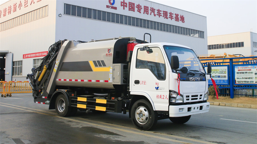 7方7.5噸五十鈴壓縮垃圾車(chē) 凱力新款做工